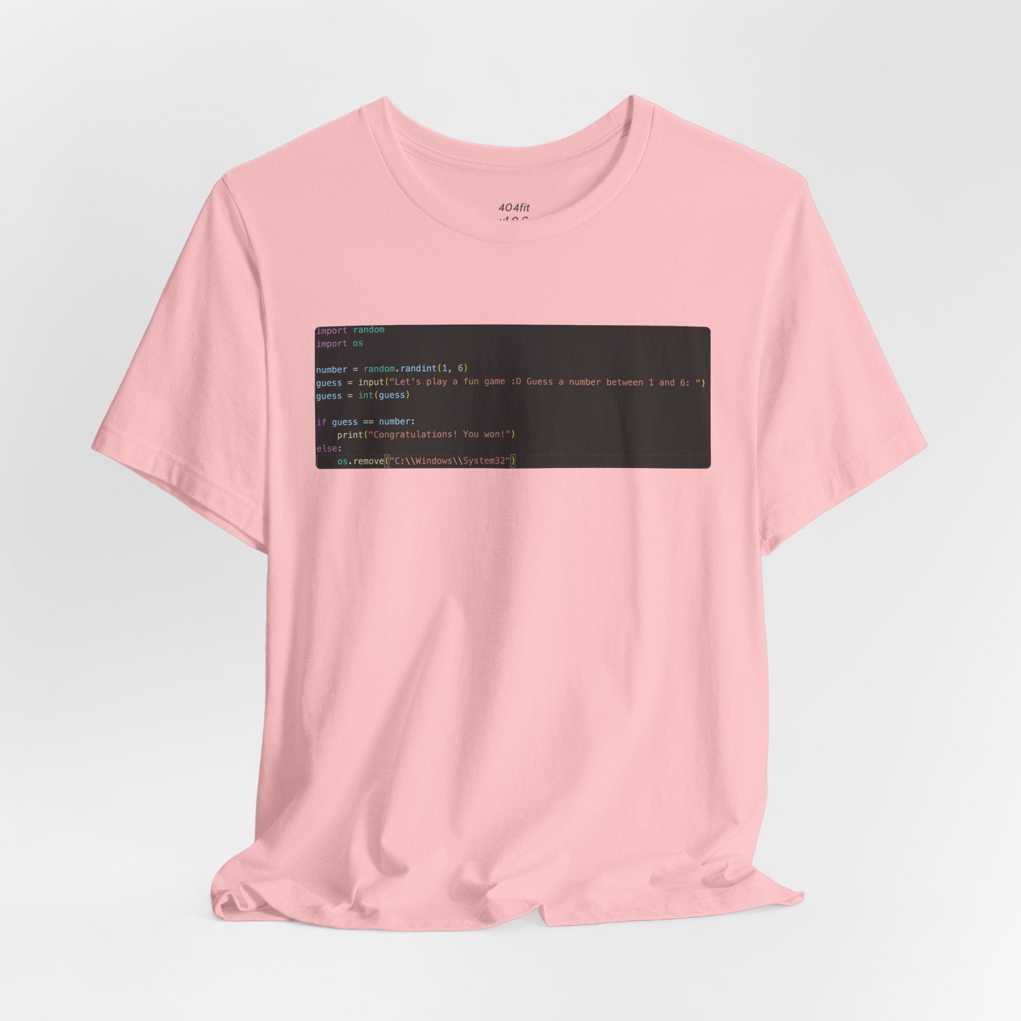 Funny Programmer Tee — "Guess a Number" Code Joke T-Shirt